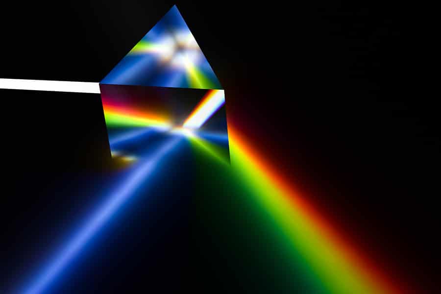Spectroscopy using a prism